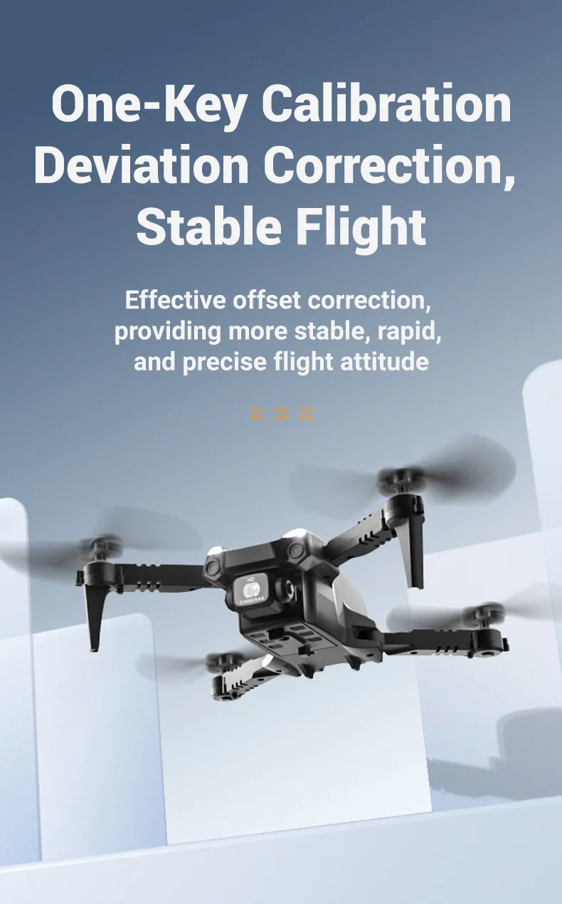 Mini Camera Drone with HD Optics - Foldable Beginner Quadcopter Tidesmit