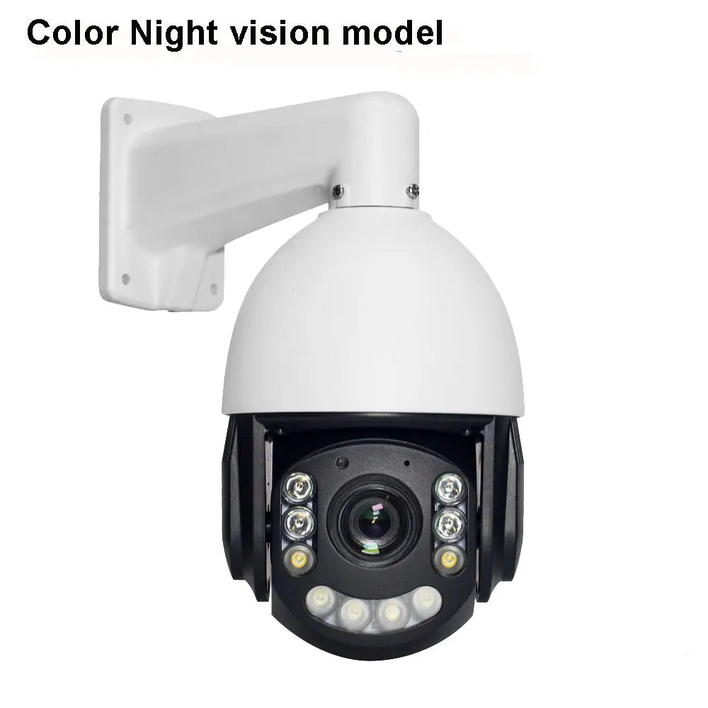 Onvif-Compatible IMX415 Hikvision-Compatible 4K 8MP 6MP 5MP 2MP Outdoor POE IP PTZ Cam Speed Dome Camera 30X Zoom PTZ IP Camera