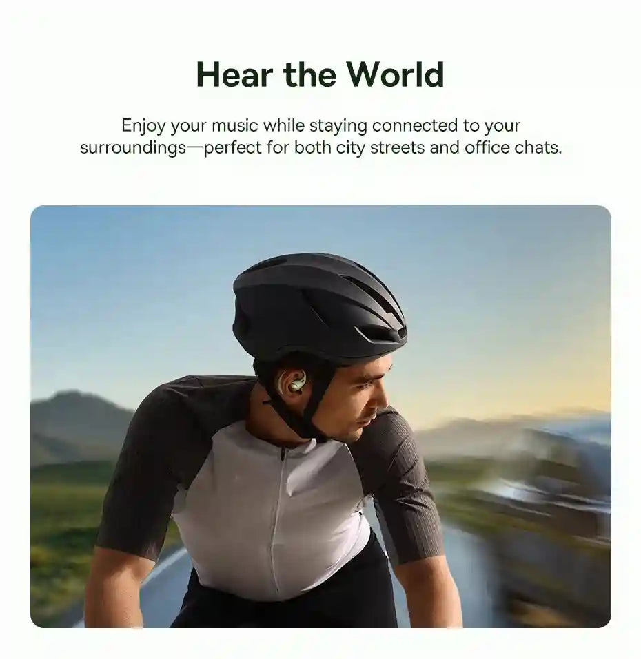 Wireless Sport Earbuds: Bluetooth 5.4 Hi-Res Open-Ear Headphones Tidesmit
