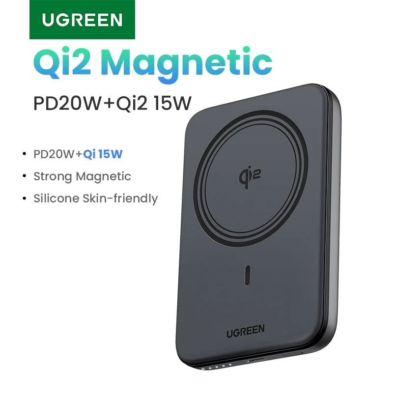Magnetic Power Bank 10000mAh Qi2 30W Fast Charger for iPhone 20W Qi2 Tidesmit