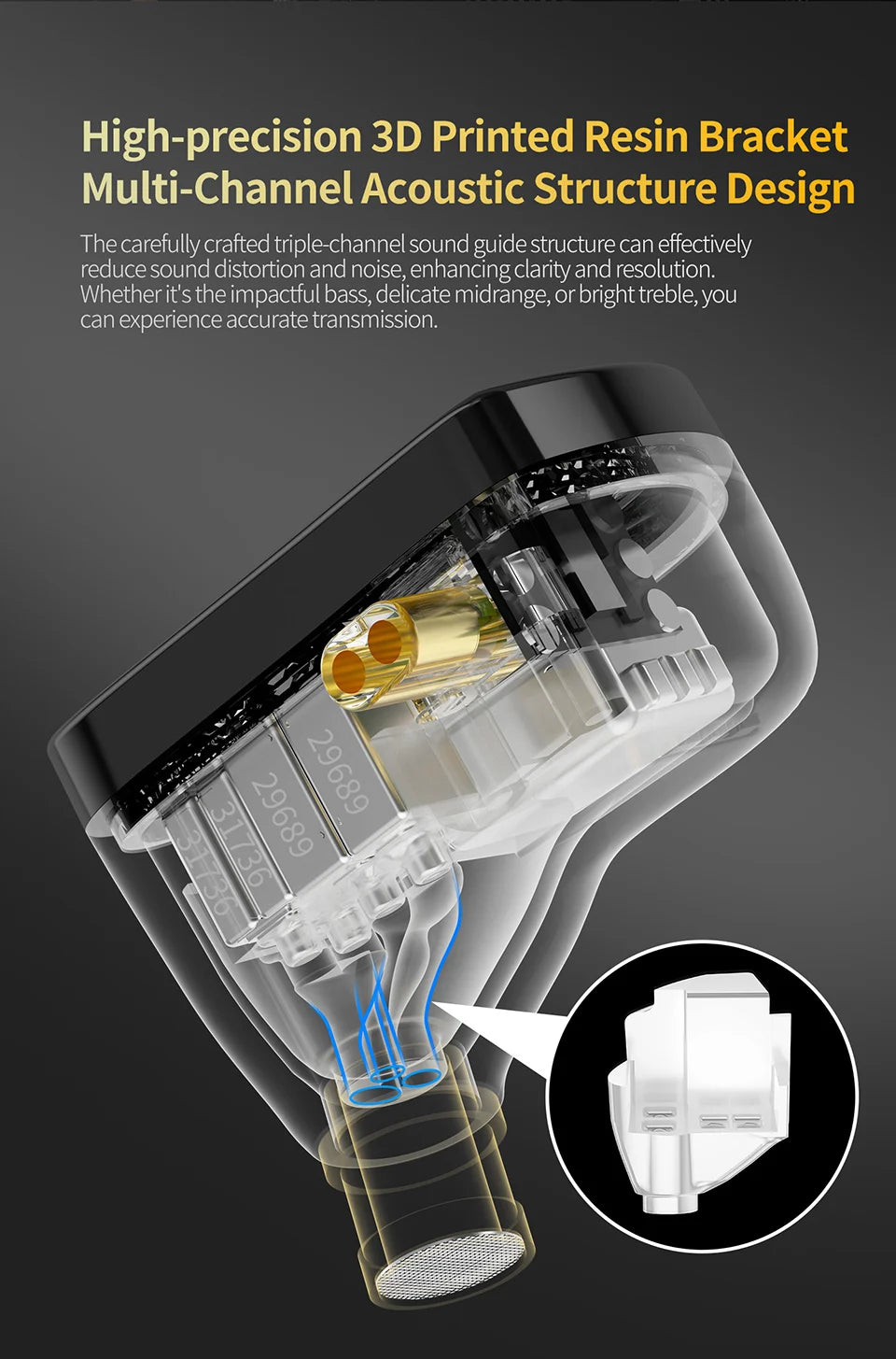 Tidesmit AS16 Pro Wired In-Ear Monitors - 16BA Drivers HiFi Audio Tidesmit