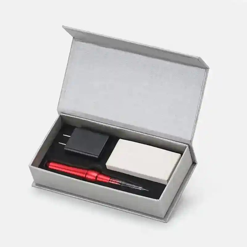 Permanent Makeup Machine: Precision Electric Microblading Pen - Black/Red Permanent Makeup Machines Tidesmit
