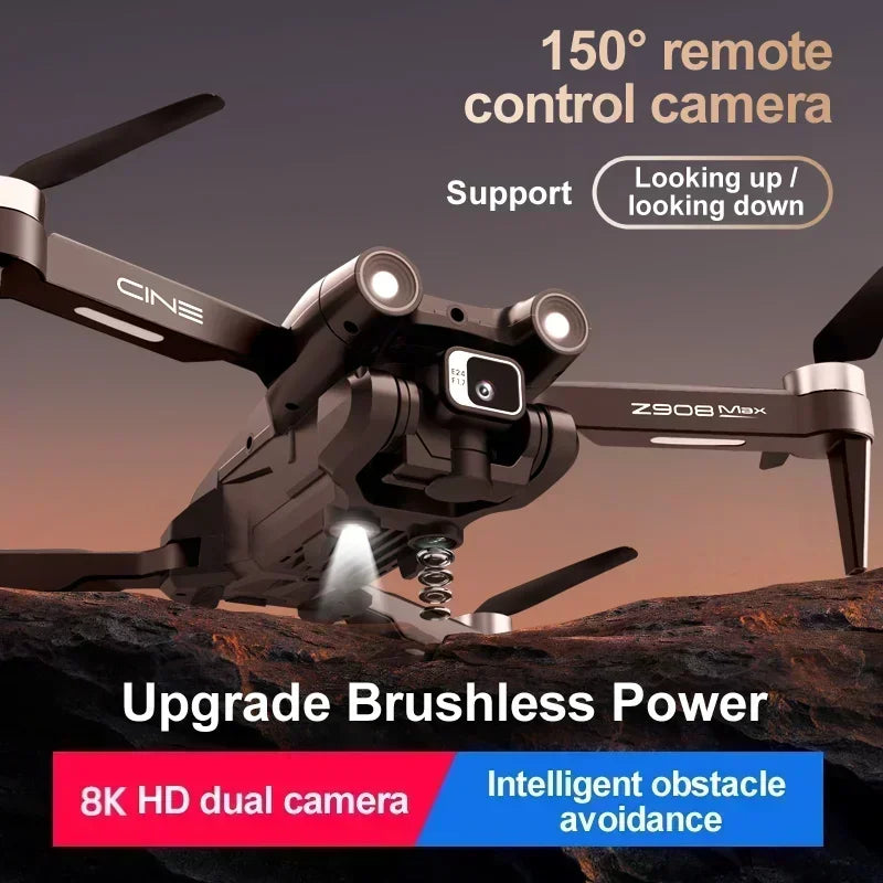 8K Camera Drone Foldable Quadcopter with Obstacle Avoidance | Tidesmit Tidesmit