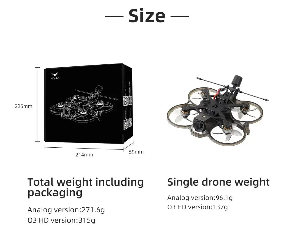 Talon 2-Inch Cinewhoop Drone | DJI O3 or Analog FPV | Tidesmit Tidesmit