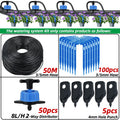 KESLA Drip Irrigation Kit 10-100M 4Way 2Way 8L Drip Arrow 3/5mm Hose Watering System Dripper Sprinkler Pot Planting Greenhouse