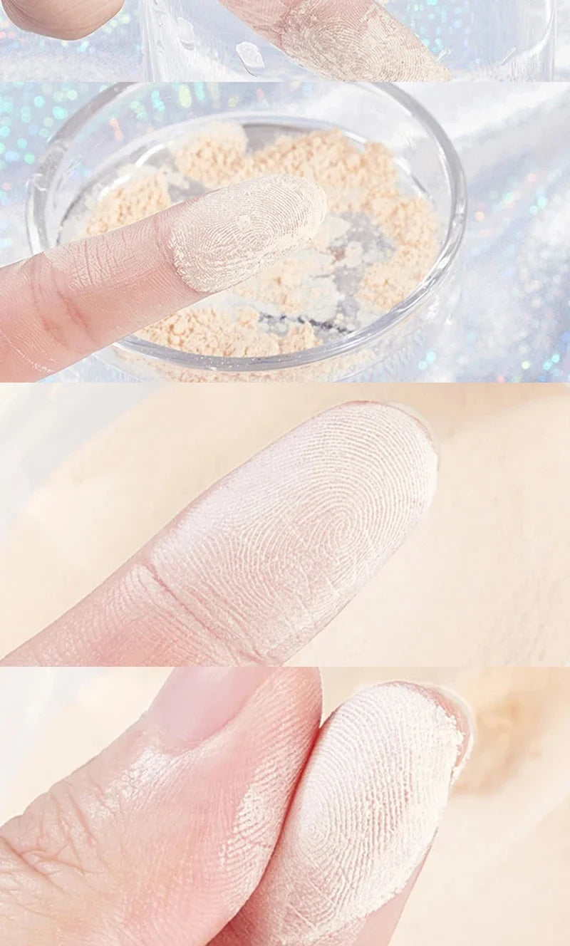 Tidesmit 6 color banana luxury loose powder for oil-control face makeup texture detail view