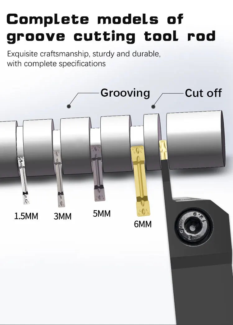 Full Series Grooving Tool Holder MGEHR1212 MGEHR1616 MGEHR2020 MGEHR2525 Slotting Turning Tool for Carbide Grooving Insert MGMN