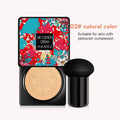 Tidesmit HANRU mushroom air cushion BB cream texture close-up for moisturizing lightweight face makeup coverage