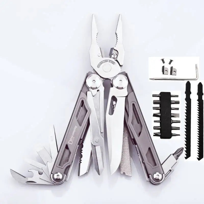 Daicamping DL30 DL301 DL25 Outdoor Camping EDC Plier Set Multifunctional Multitools Hand Multi Tool Folding Multi-tool Kit