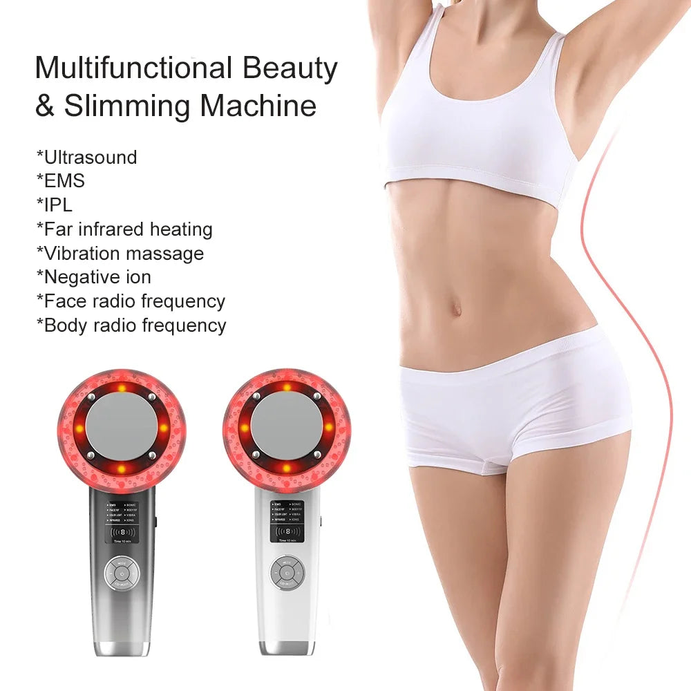 Ultrasonic Cavitation 8-in-1 EMS Body Shaper - EU Tech Wellness Relaxation Treatment Tidesmit