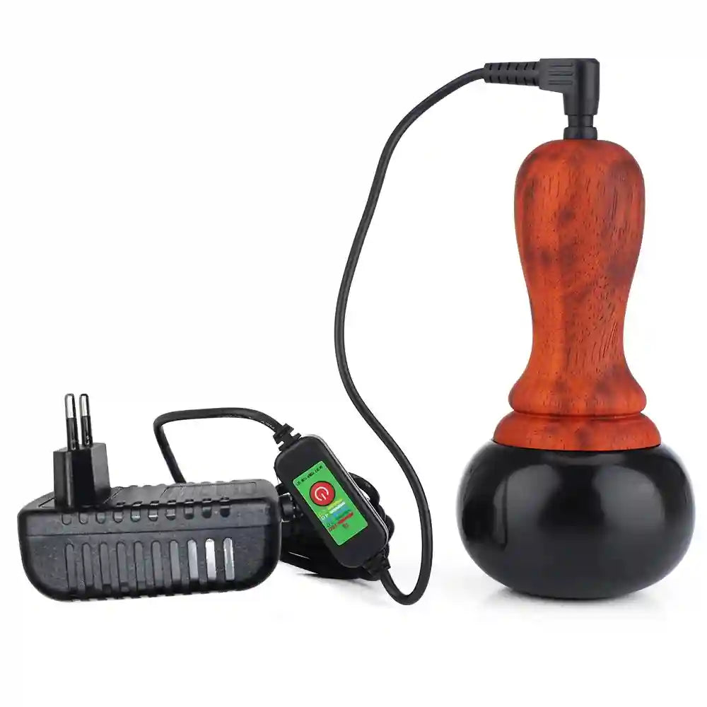 Massage Hot Stone Set with Warmer & Bianstone Gua Sha - Tidesmit Relaxation Treatment EU PLUG Tidesmit