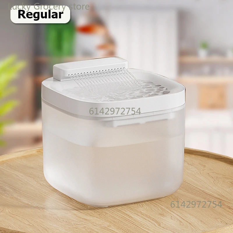 3L USB Pet Water Fountain with Pump & Filter Anti-Dry Burning Cat Water Dispenser Auto Recirculating Pet Water Flow Drinker