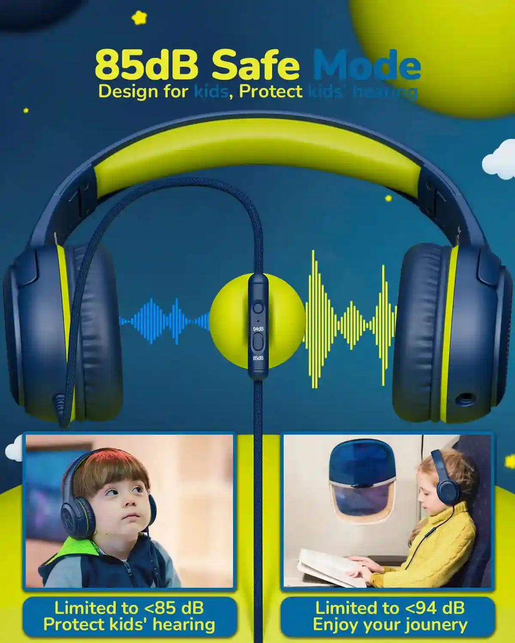 Gaming Headset with Microphone: Stereo Over-Ear Audio for Pro Gamers Tidesmit