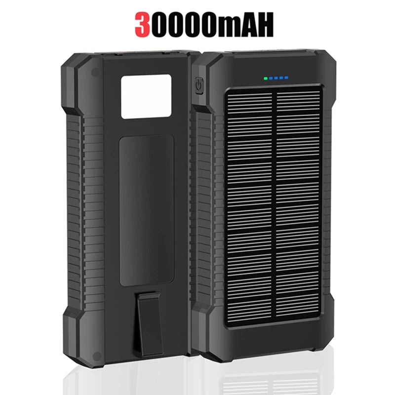50000mAh Portable Charger - Waterproof High Capacity Power Bank Black 30000mAh Tidesmit
