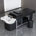 Electric Shampoo Massage Bed - Professional Salon Recliner with Heat Massage Chairs Tidesmit