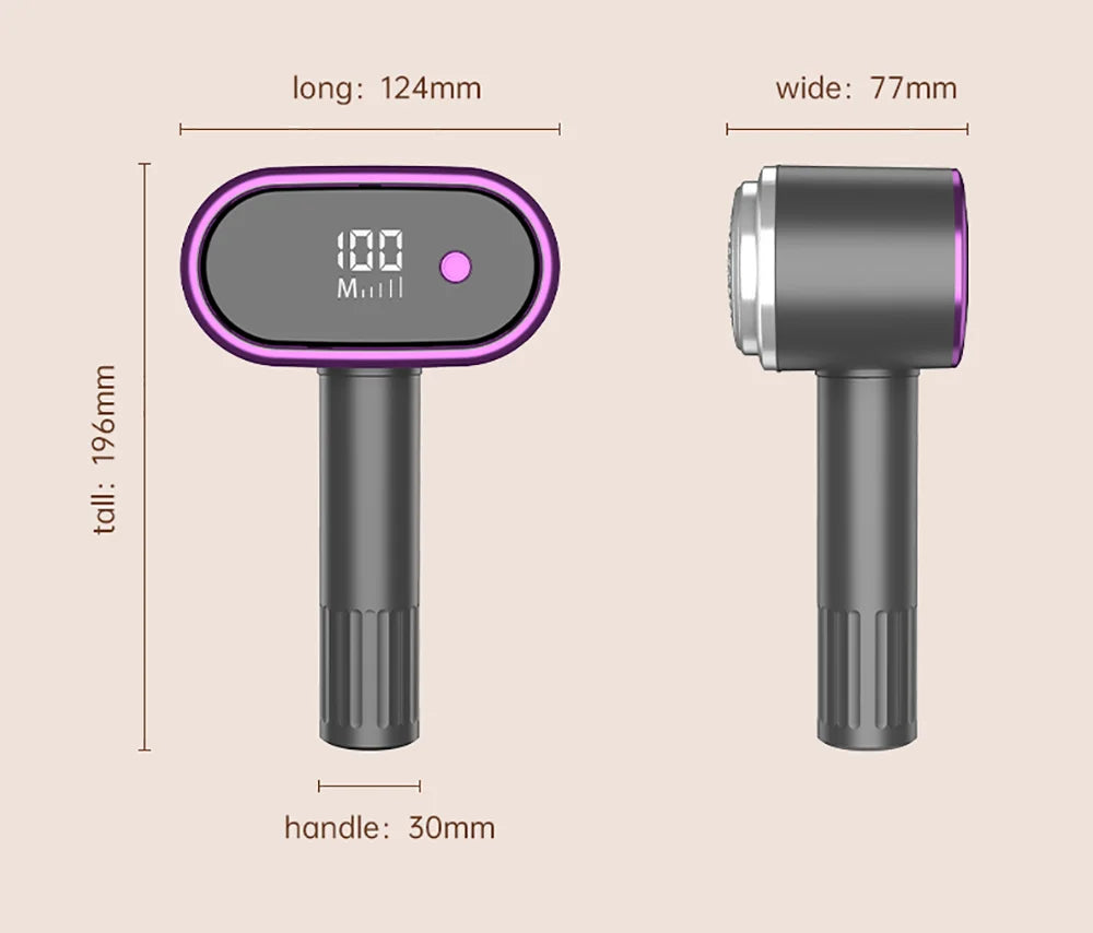 Tidesmit electric lint remover with double motor high-speed blades for efficient fabric fuzz and hair ball trimming