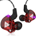 Wired Gaming Earphones with Noise Reduction and 3.5mm Mic by Tidesmit red Tidesmit