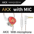 Wired In-Ear Monitors HiFi Stereo Earphones with Mic by Tidesmit Red Tidesmit
