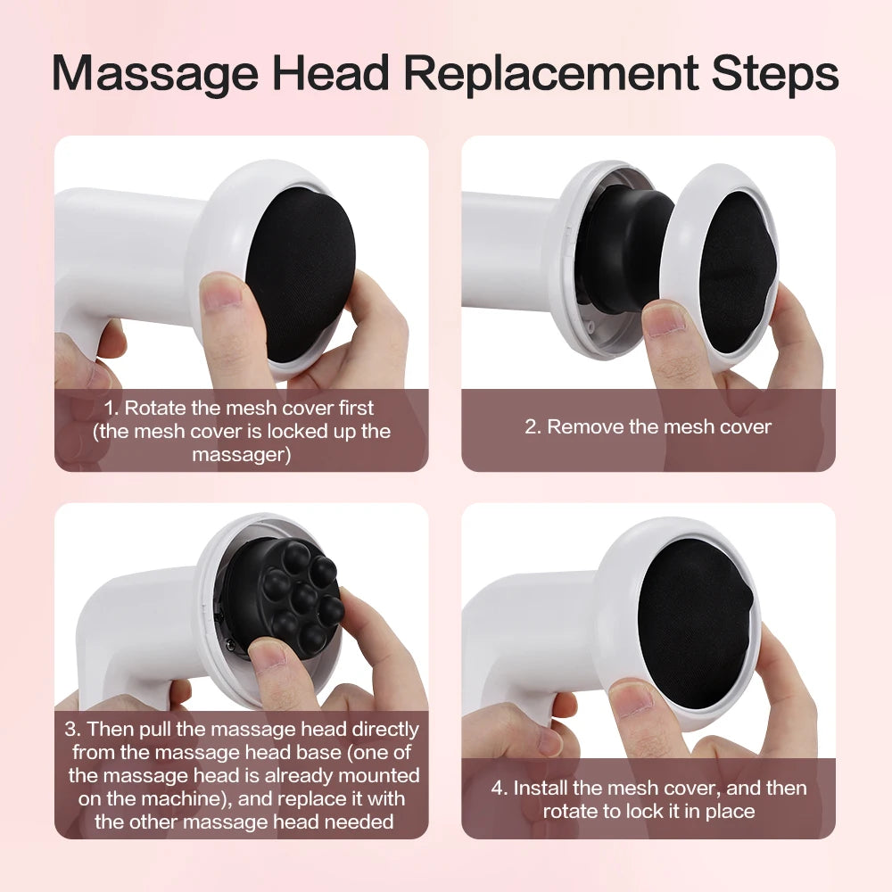Fascia Gun 5-in-1 Portable Deep Tissue Massager - Tidesmit EU Fascia Gun Tidesmit
