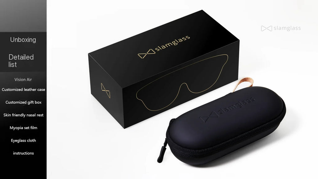 Smart VR Glasses 50° FOV - Blue Private Cinema Headset by Tidesmit Tidesmit