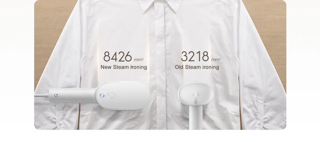 Tidesmit portable handheld garment steamer for clothes showing ergonomic handle and vertical steaming nozzle
