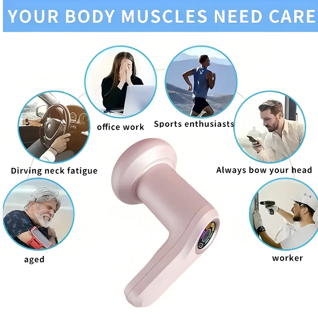Fascia Gun 5-in-1 Portable Deep Tissue Massager - Tidesmit EU Fascia Gun Tidesmit
