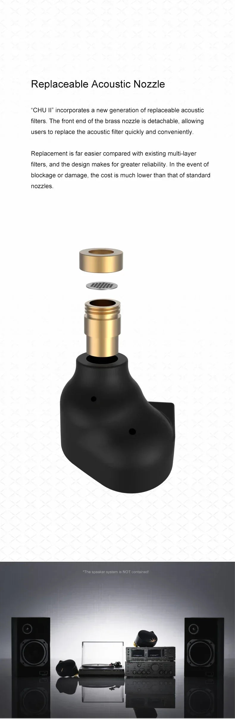 MOONDROP CHU II / CHU 2 Performance Dynamic Driver Earphone IEMs Interchangeable Cable In-Ear Headphone HiFi Music Earbuds Tidesmit