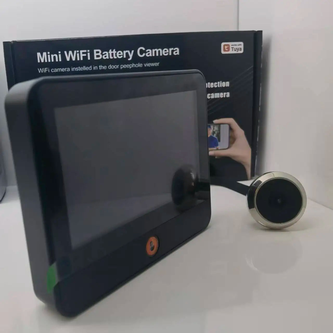 Digital Cat Eye Night Vision Video Doorbell Eye Camera 4.3'' Visual Peephole Camera PIR Surveillance Monitor Viewer Danmini S30