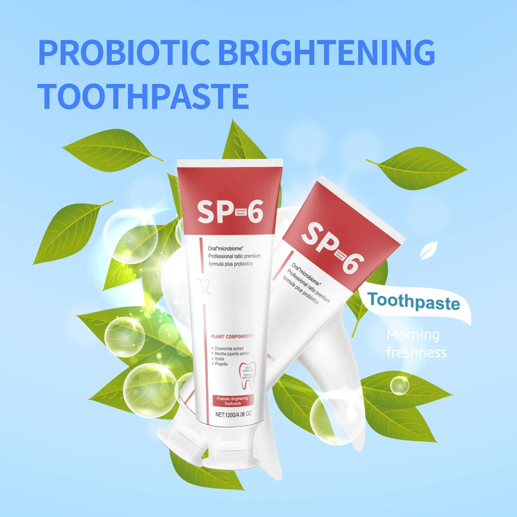 Tidesmit Probiotic Teeth Whitening Toothpaste for Removing Coffee and Tobacco Stains and Fresh Breath
