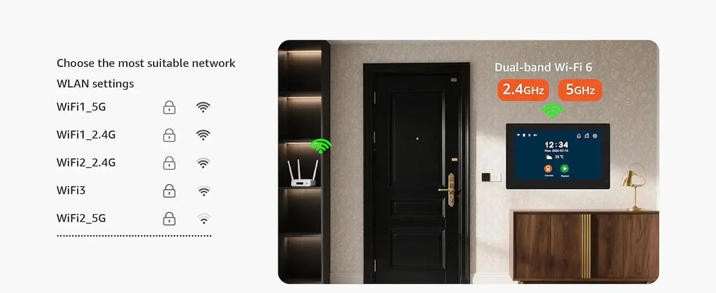 Home Smart Wireless WiFi Video Intercom Doorbell 2 10 inch Screen 1080P 2 Wires Video Doorphone System with Electric Strike Lock