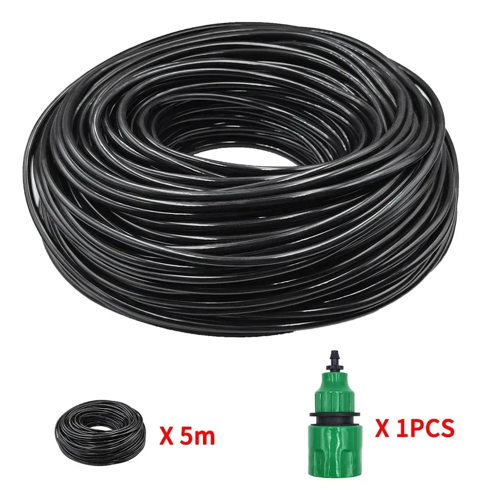 Adjustable Dripper Micro Nozzle Drip Irrigation Accessories PVC Hose DIY Garden Watering System Kit