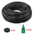 Adjustable Dripper Micro Nozzle Drip Irrigation Accessories PVC Hose DIY Garden Watering System Kit