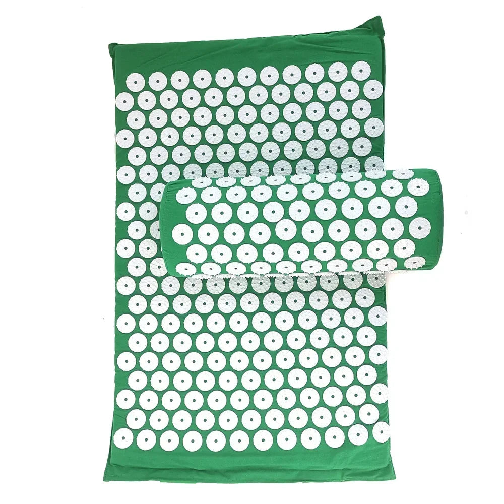 Acupressure Mat and Pillow Set | Targeted Muscle Relief & Recovery Back Massage Instrument Tidesmit