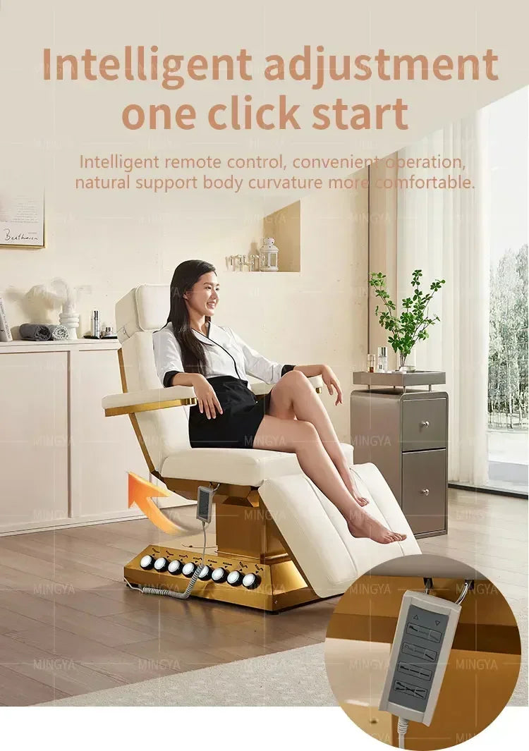 Electric Massage Beauty Bed – Adjustable Motorized Salon Table Massage Chairs Tidesmit