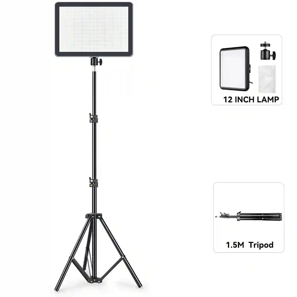 LED Ring Light with Adjustable Tripod Stand for Content Creation 12 inch lamp kit C China Mainland Tidesmit