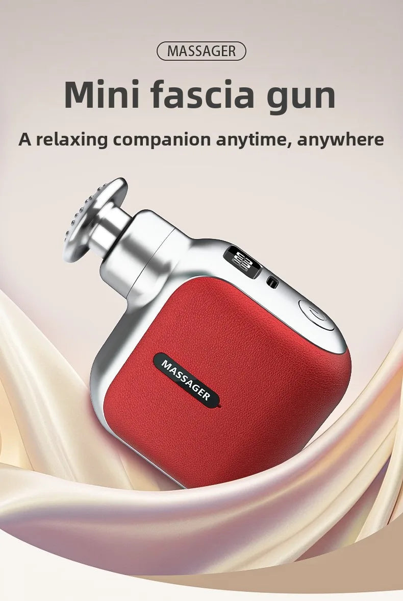 Mini Deep Tissue Massage Gun - Portable Wellness Therapy Device Relaxation Treatment Tidesmit