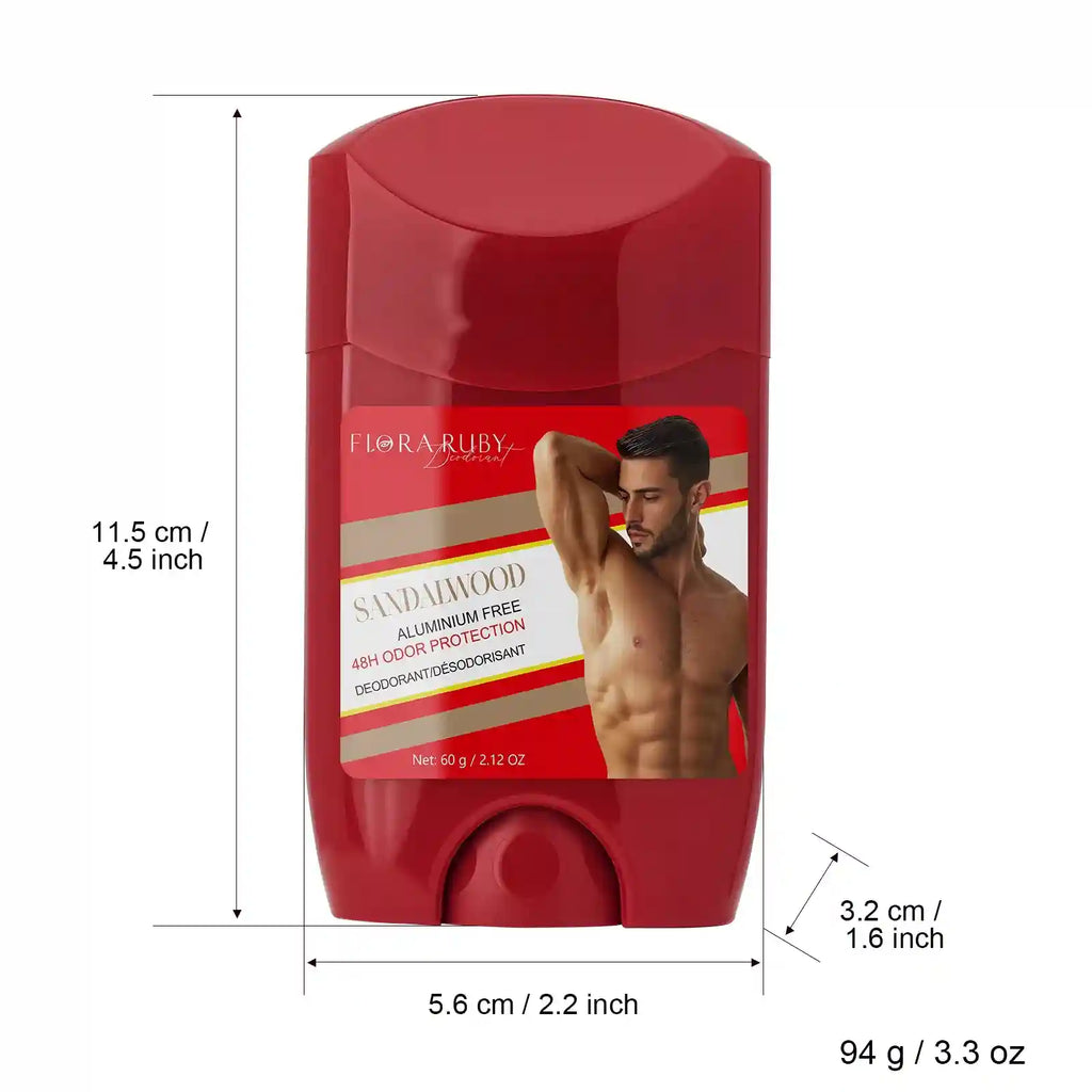 Tidesmit Old Spice Sandalwood deodorant cream for men, aluminum-free sweat defense and odor protection.