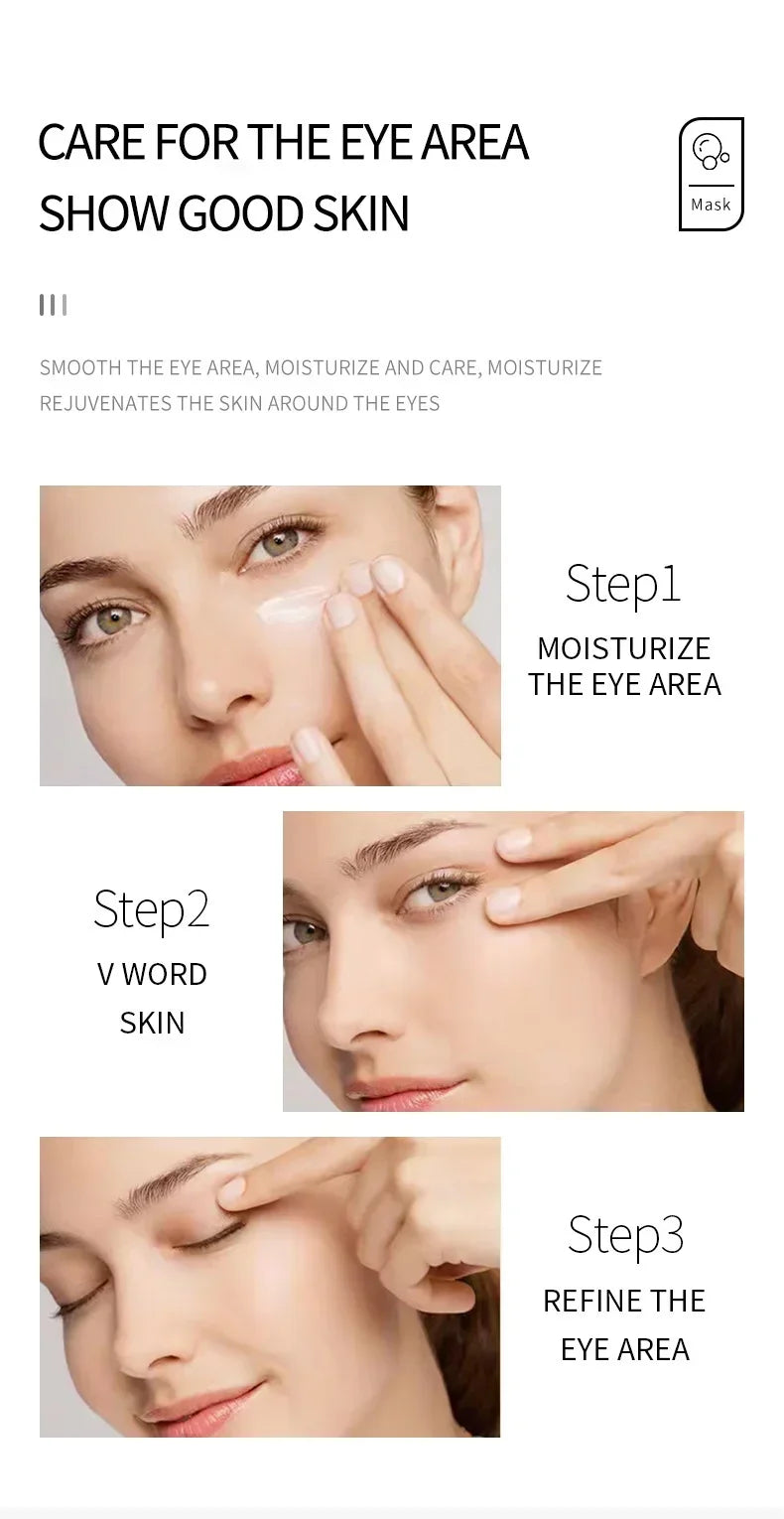 Collagen Eye Mask Anti-Wrinkle Eye Patches Fade Fine Line Remove Dark Circle Bag Anti-Puffiness Moisturizing Brighten Skin Care
