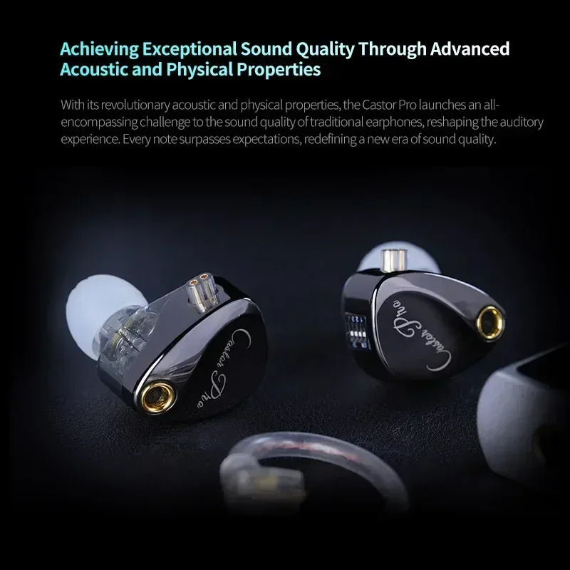 Tidesmit Dual Dynamic Driver Hi-Fi Wired In-Ear Monitors Tidesmit