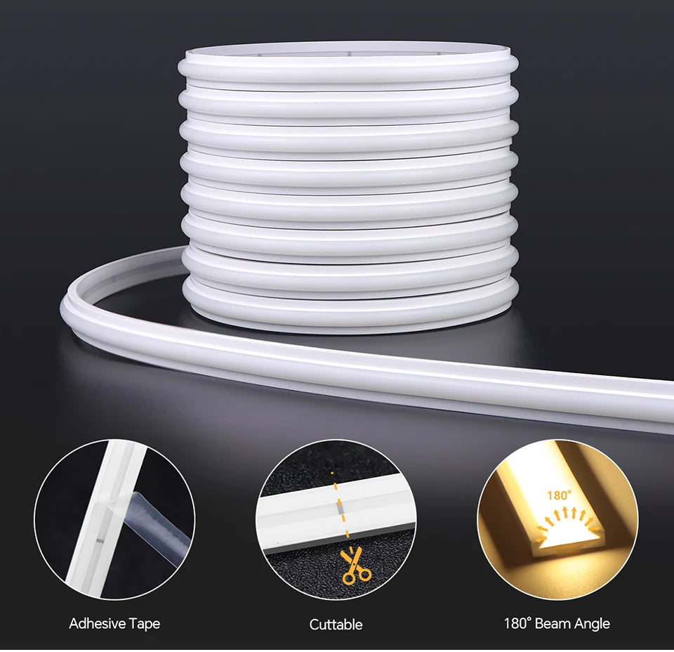 One/Dual Motion Sensor Switch COB Neon LED Strip Night Lights Wireless RF Reciever Control Smart Switch LED Corridor Stair Light