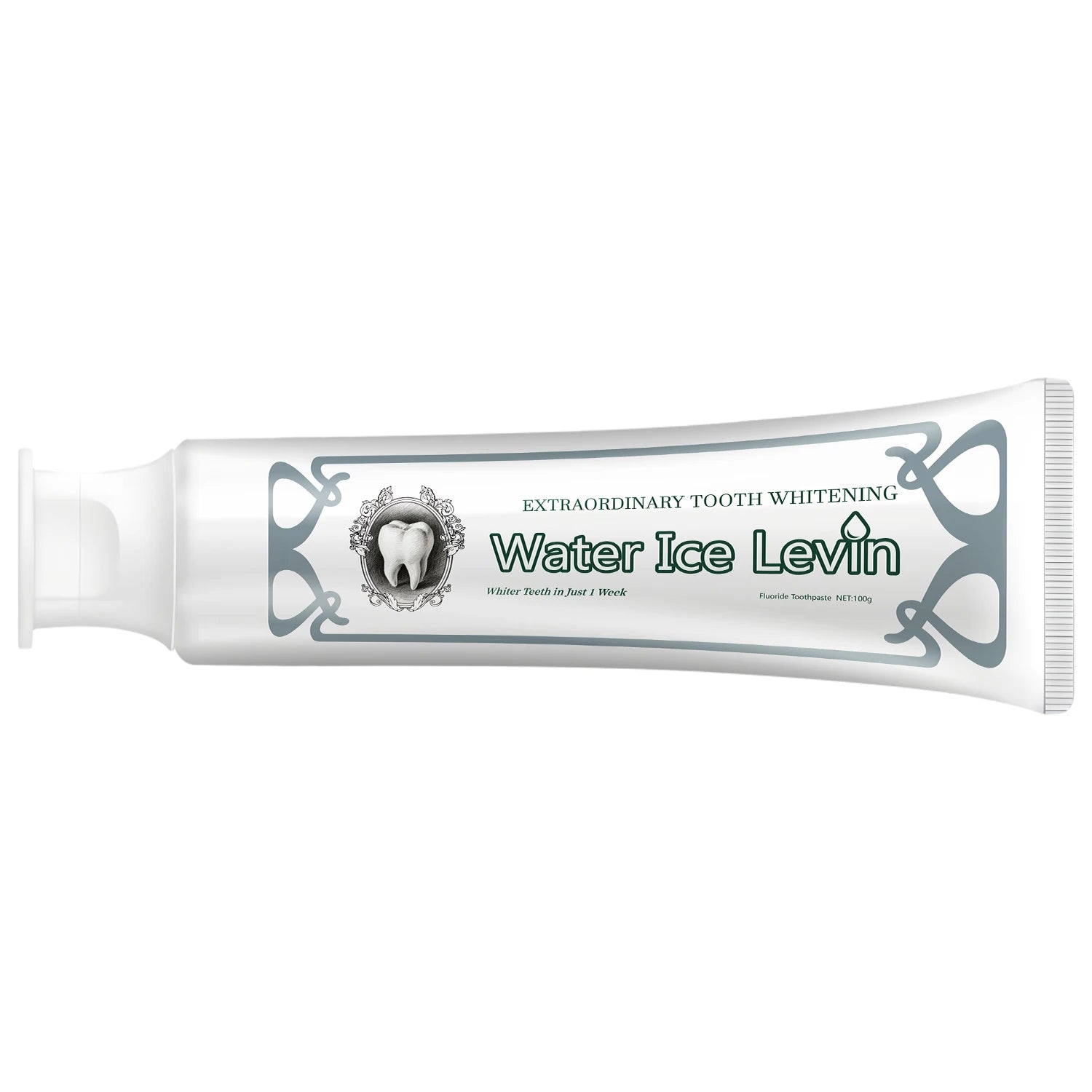 Tidesmit teeth whitening toothpaste with fluoride protection and stain-removing smart whitening particles