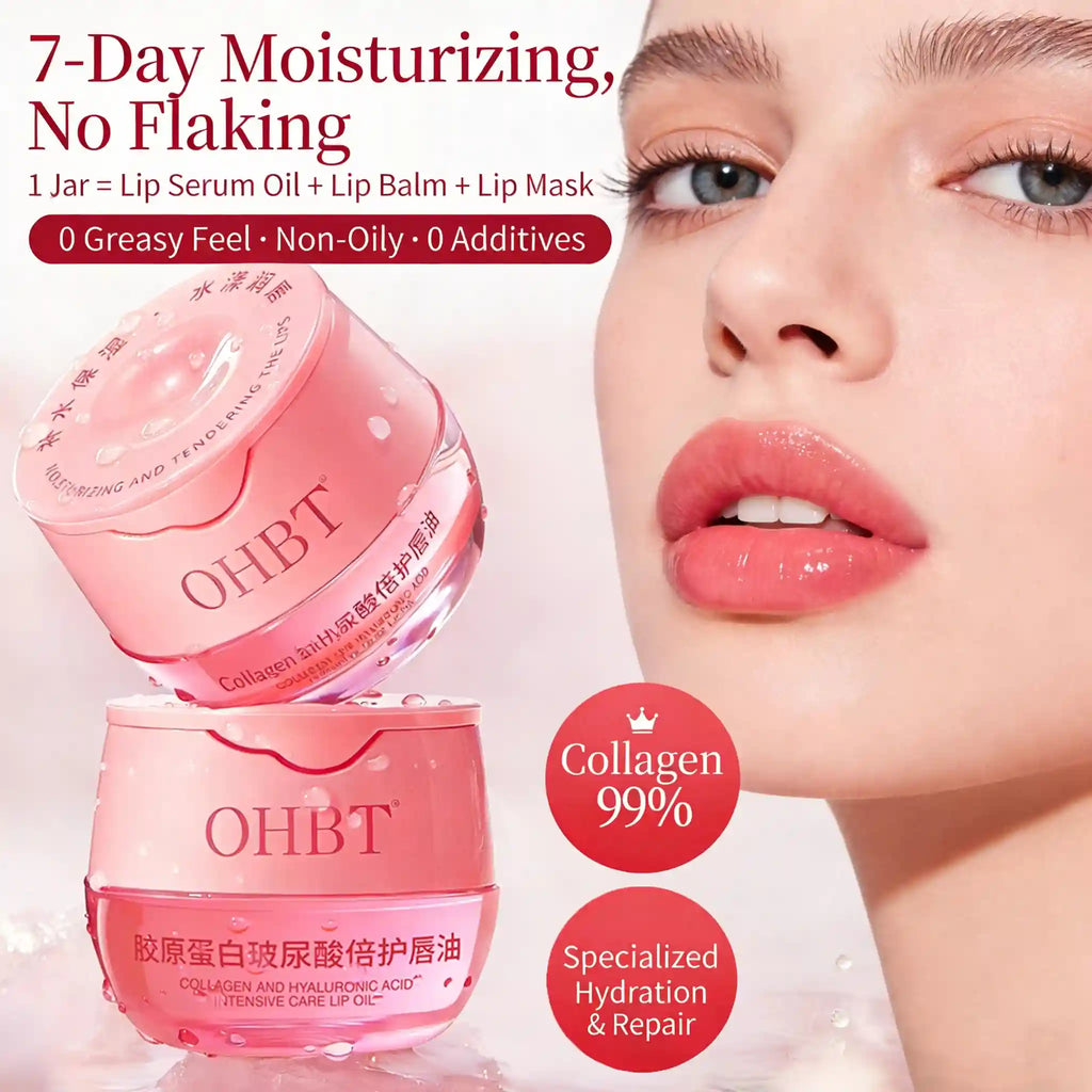 Lip Plumping Oil With Hyaluronic Acid - Hydrating Gloss Treatment Lip Care Tidesmit