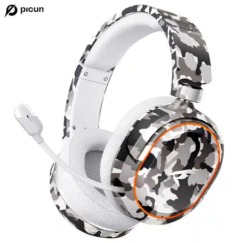 Wireless Gaming Headset with 7.1 Surround Sound and Low Latency Audio Gray Tidesmit