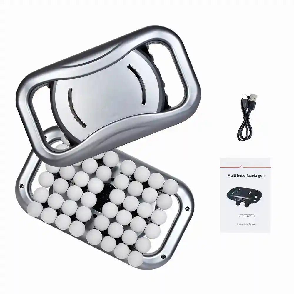 Fascia Gun 48-Head Deep Tissue Percussive Massager for Muscle Recovery Fascia Gun Tidesmit