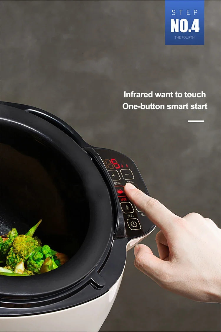 Automatic multi cooker touch control panel with one-button smart start