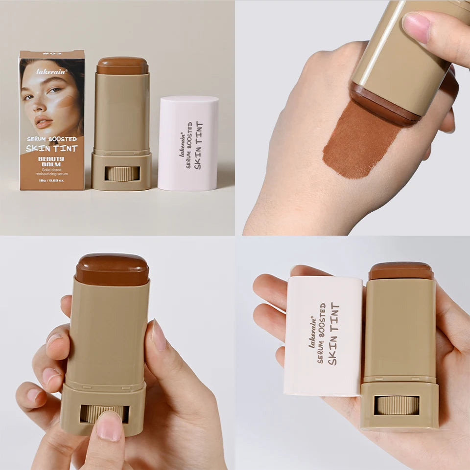 Tidesmit foundation stick serum boosted skin tint balm with silky moisturizing texture for even natural coverage