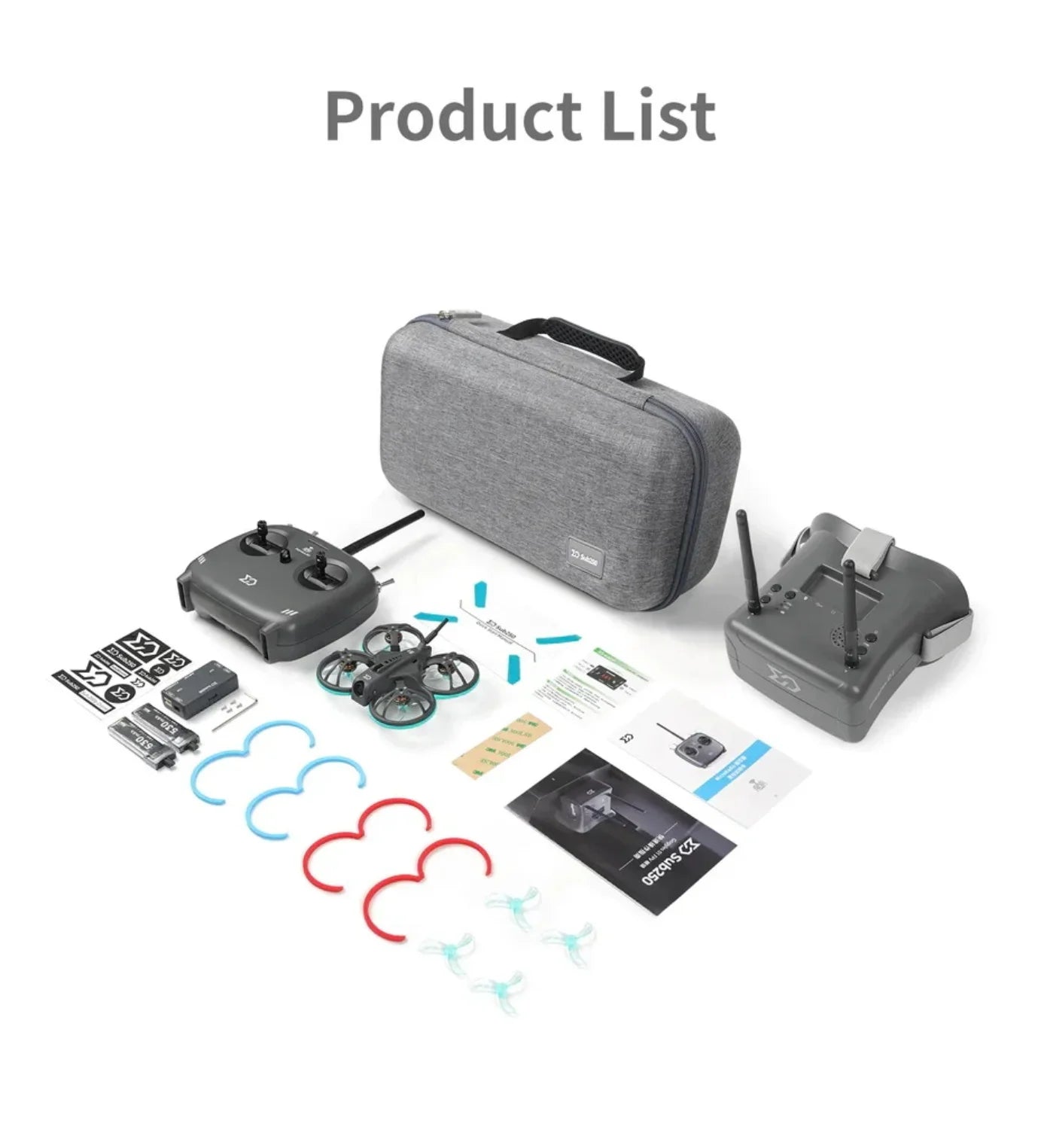 FPV Whoop Drone RTF 1S Analog Quadcopter - Precision Racing Setup Tidesmit