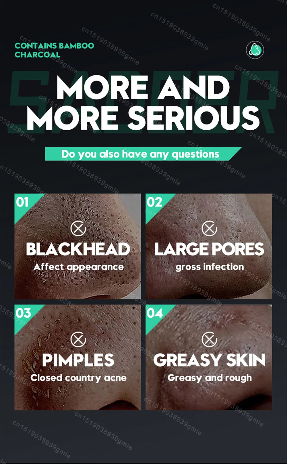 Remove Blackheads Deep Cleansing Nose Strips Gentle Facial Care Tool Unisex Remove Stickers Black Head Skin Care Mask Patch