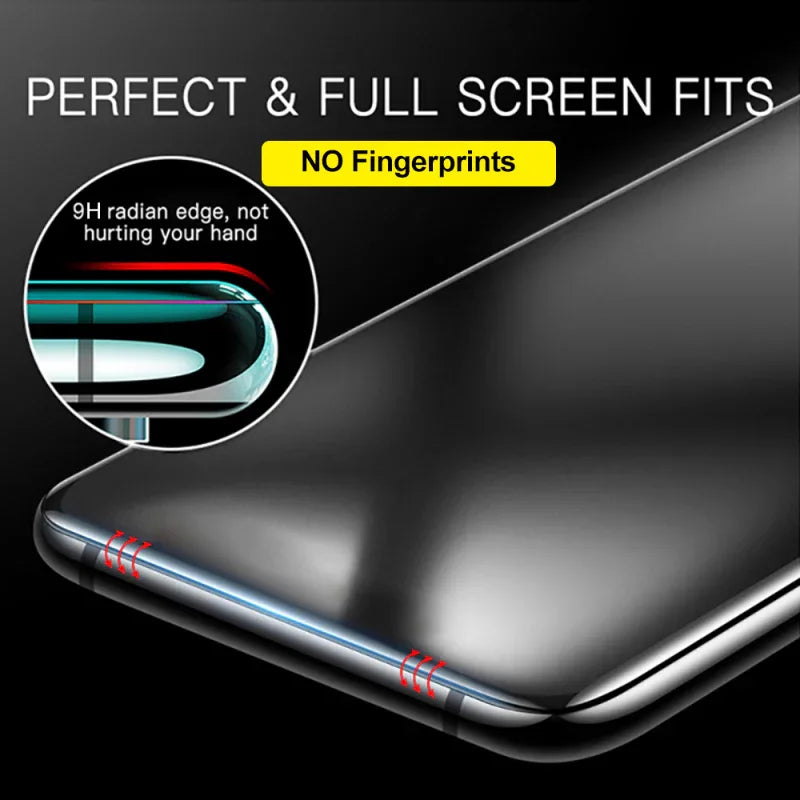 Matte Tempered Glass Screen Protector for Samsung Galaxy - 2-Pack Tidesmit