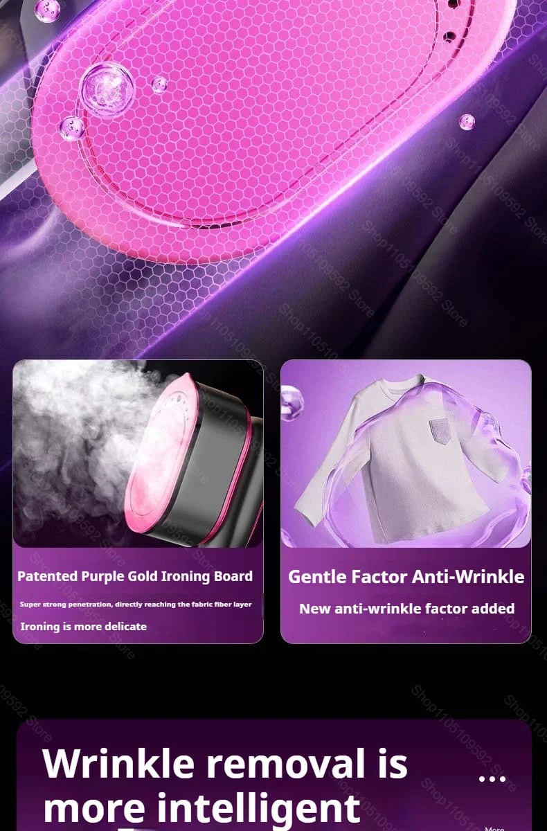 Tidesmit portable handheld garment steamer for travel, featuring compact multi-functional steam iron design.